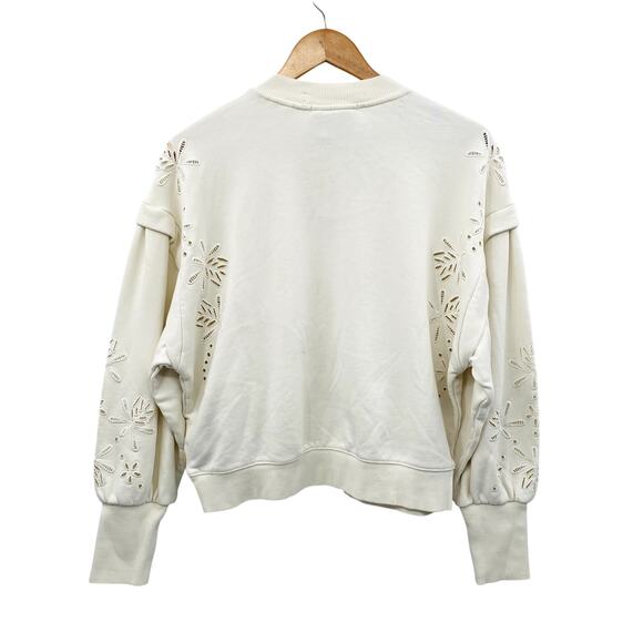 Scotch & Soda Eyelet Crewneck Sweatshirt - Picture 3 of 6
